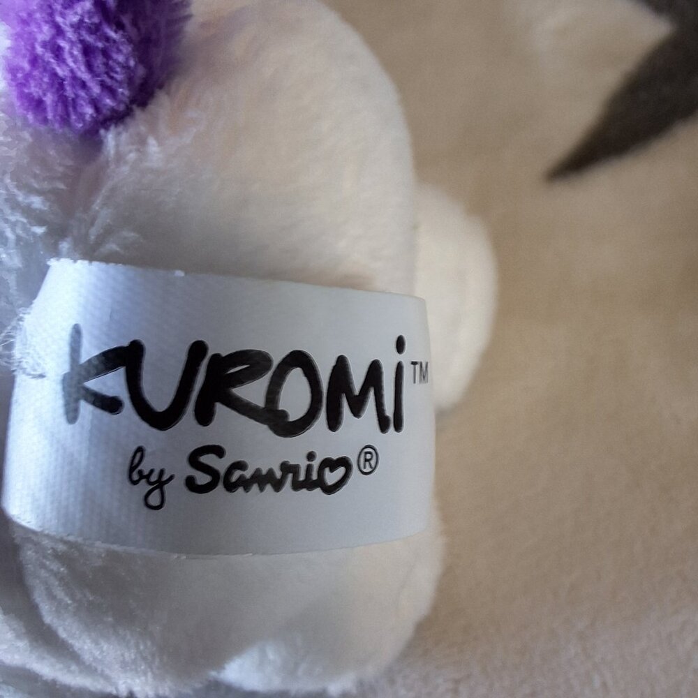 2023 Sanrio Kuromi Purple Plush 8” Stuffed Animal - Picture 4 of 6